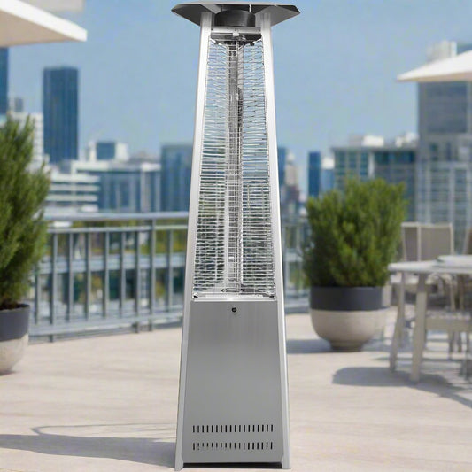 AZ Patio Heaters 94" Commercial Steel Glass Tube Propane Heater