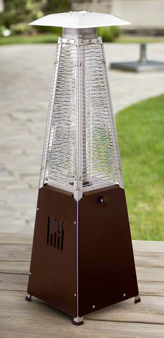 AZ Patio 39" Tabletop Quartz Glass Propane Heater, 9,500 BTUs