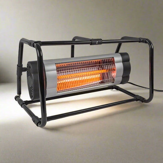 AZ Patio Heaters 1500-Watt Electric Heater with Ground Cage