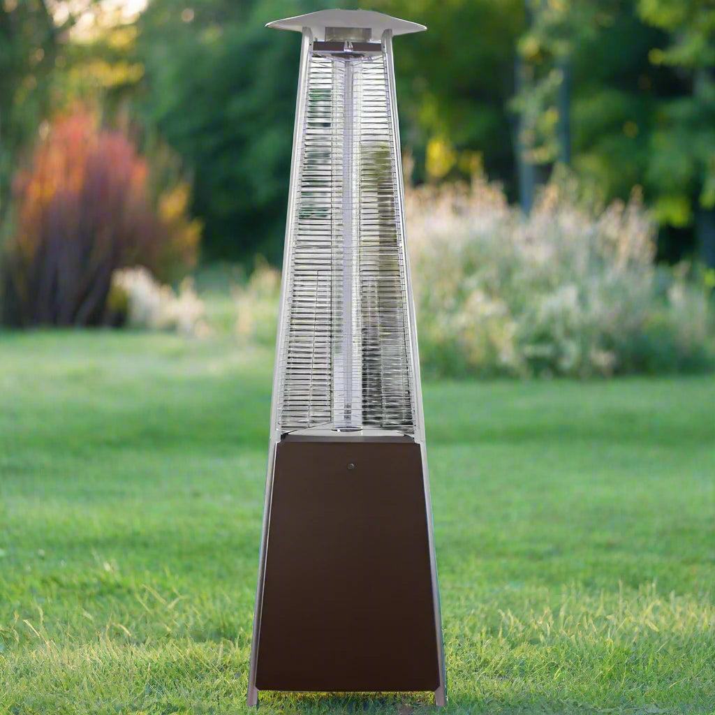 AZ Patio Heaters 94" Commercial Bronze Glass Tube Propane Heater