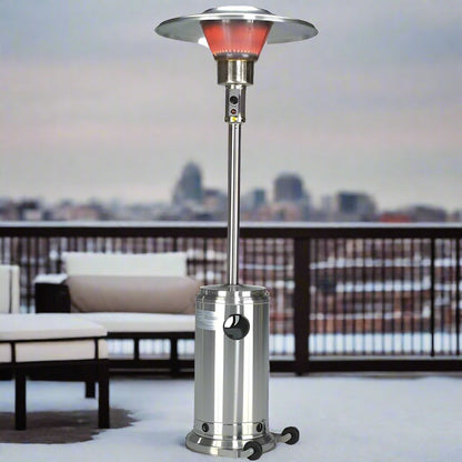 AZ Patio Heaters 90-inch Tall Commerical Stainless Steel Propane Heater