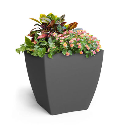 Kobi 24-inch Grey Self-Watering Pot Planter Box