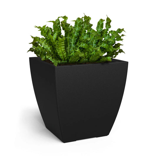 Kobi 24-inch Black Self-Watering Pot Planter Box