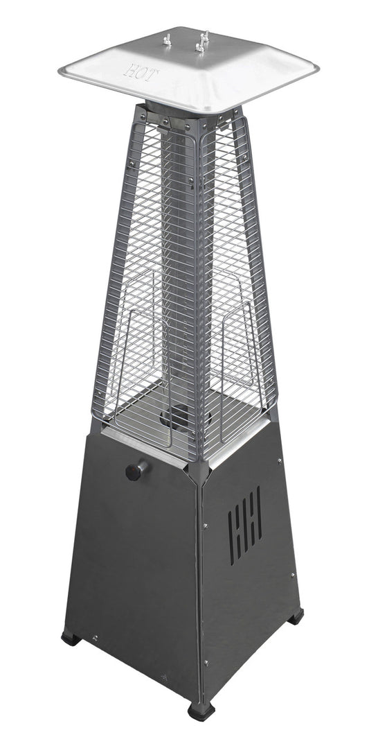 AZ Patio Heaters 39" Quartz Glass Tabletop Stainless Steel Propane Heater